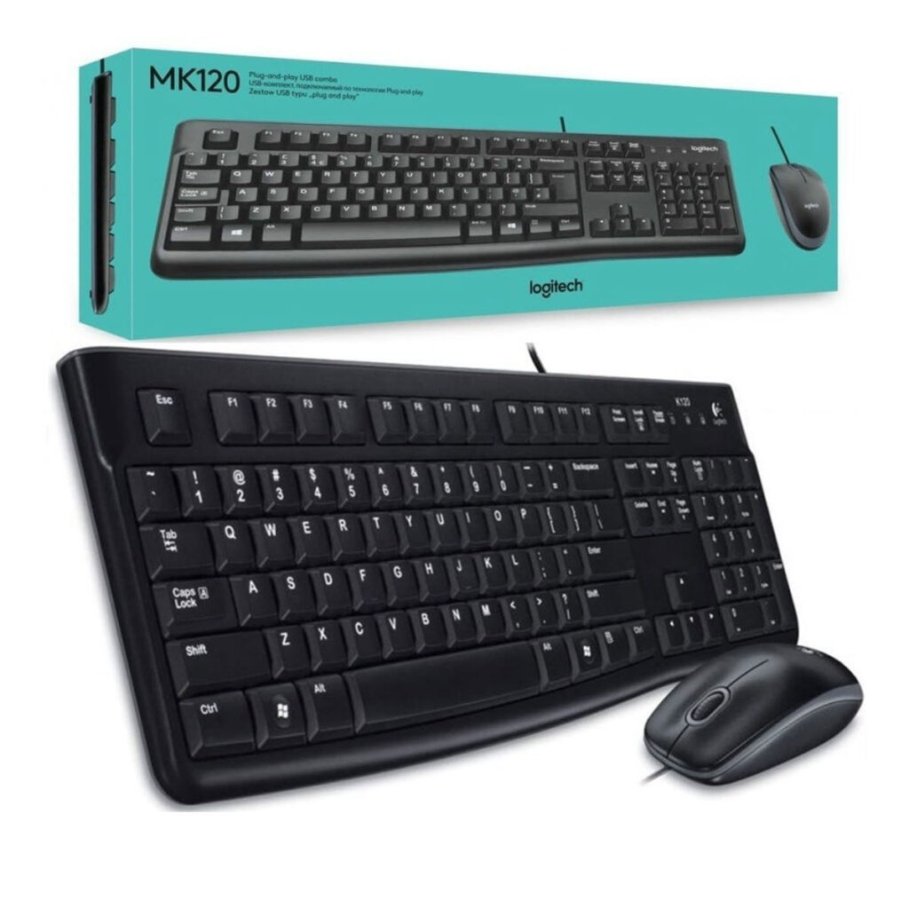 Logitech MK120 USB Wired Keyboard and Mouse Combo - Gadget Central