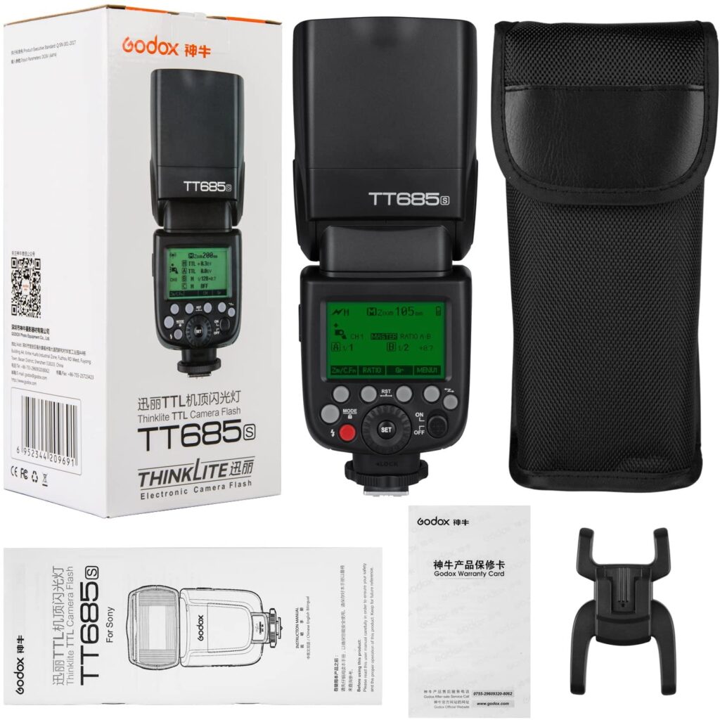 thumbnail image 2 of Godox TT685II-C 2.4G TTL HSS Speedlite For Canon + Carry Bag – US Stock 2 of 5