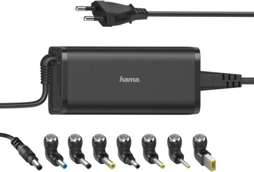 Hama 90W Universal Laptop/Notebook Charger – Black