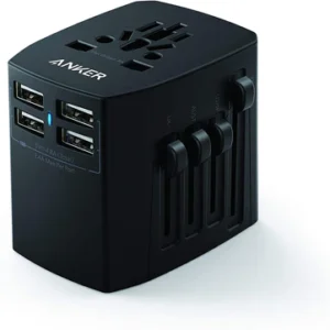 Anker Universal Travel Adapter with 4 USB