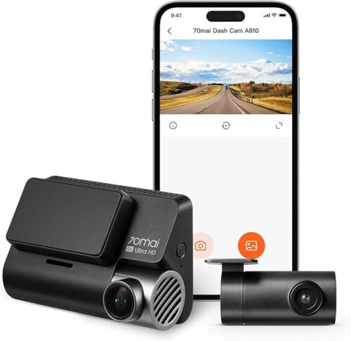 70mai Dash Cam 4K A810 HDR Sony Dual-Channel Optional