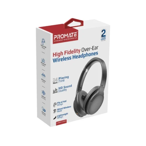 Promate (LaBoca-Pro) High Fidelity Over-Ear Wireless Headphones
