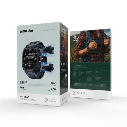 Green Lion Fit-Gear TWS Smart Watch_Black