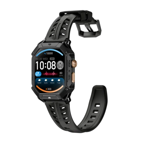 a smartwatch designed for adventurers and fitness enthusiasts alike. With its 2.13-inch AMOLED HD display, 850mAh battery offering up to 100 days of standby time, and military-standard quality, this watch is built to withstand the toughest environments while keeping you connected and on track with your health and fitness goals. Key Features 2.13-inch AMOLED Display: Enjoy a super HD display with 410 x 502 resolution and 331 PPI for clear and vibrant visuals. Ultra-long Battery Life: 850mAh battery providing up to 100 days in standby mode and 25-30 days with daily use. Military-standard Quality: Built with military-grade materials and tested for durability in harsh environments. Bluetooth Calling: Make and answer calls directly from your wrist. 100+ Sports Modes: Track a wide range of activities with professional sports algorithms. 5ATM Water Resistance: Suitable for swimming and other water activities. Health Monitoring: Includes heart rate, SpO2, sleep, and stress monitoring. Practical Gadgets: Built-in compass, barometer, altimeter, and voice assistant. Detailed Specifications Table Feature Details Display 2.13-inch AMOLED, 410 x 502 resolution, 331 PPI Body Material Military-grade materials Battery Capacity 850 mAh Charging Method Magnetic fast charging Battery Life 100 days (standby), 25-30 days (daily use) Water Resistance 5ATM Buttons 2 buttons + rotating crown Sports Modes 100+ modes Bluetooth Calling Yes Health Monitoring Heart rate, SpO2, sleep, stress Practical Gadgets Compass, barometer, altimeter, voice assistant Dimensions Φ44.7mm, thickness 11.9mm Weight 57.15g (with leather strap), 59g (with silicone strap) Colors Blackish Green, Khaki Gray, Rose Gold Built for Adventure The HAYLOU IRON N1 is crafted with military-grade materials and has undergone rigorous testing to ensure it can handle extreme conditions. Whether you’re hiking, swimming, or just going about your daily routine, this smartwatch is designed to keep up with you. Advanced Health and Fitness Tracking Stay on top of your health with comprehensive monitoring features, including heart rate, blood oxygen, sleep, and stress tracking. The watch also supports over 100 sports modes, making it a versatile companion for all your fitness activities. Seamless Connectivity With Bluetooth V5.3, the HAYLOU IRON N1 ensures stable and efficient connectivity. The smartwatch also supports dual GPS systems, including GPS, BEIDOU, GLONASS, GALILEO, and QZSS, for accurate positioning and navigation. Stylish and Durable Design Available in Blackish Green, Khaki Gray, and Rose Gold, the HAYLOU IRON N1 combines style with durability. The watch is designed to withstand daily wear and tear, making it a reliable companion for all your adventures. Ready to elevate your lifestyle? Discover the HAYLOU IRON N1 today and experience the perfect blend of technology, style, and functionality.