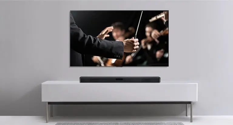 LG SN4 Sound Bar, 2.1ch, 300W, AI Sound Pro, TV Sound Sync, Wireless subwoofer