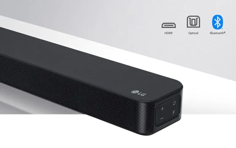 LG SN4 Sound Bar, 2.1ch, 300W, AI Sound Pro, TV Sound Sync, Wireless subwoofer