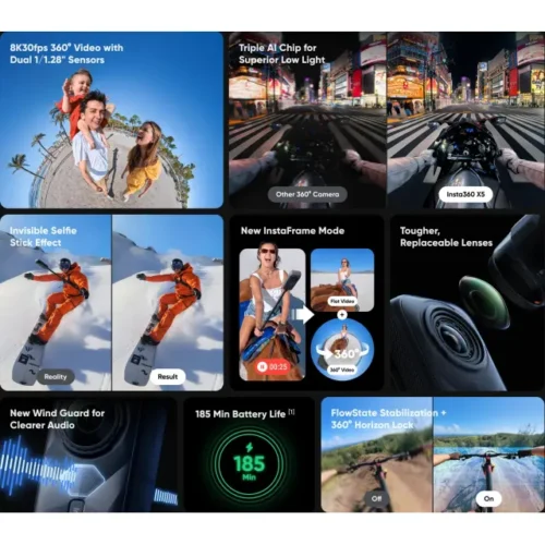 Insta360 X5 | Flagship 8K 360º Action Camera - Image 6