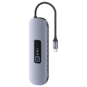 USAMS PD100W 10-in-1 Type-C HUB | Fast Charging & Ports US-SJ644