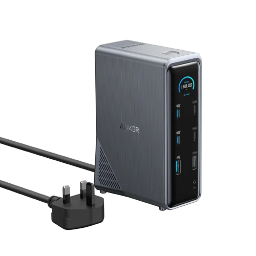 Anker Prime Charging Docking Station (14-in-1, Dual Display, 160W)