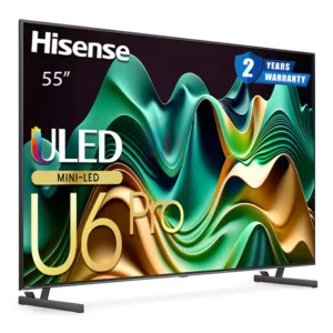 Hisense 55″ 55U6N Pro Mini-LED ULED 4K Smart TV