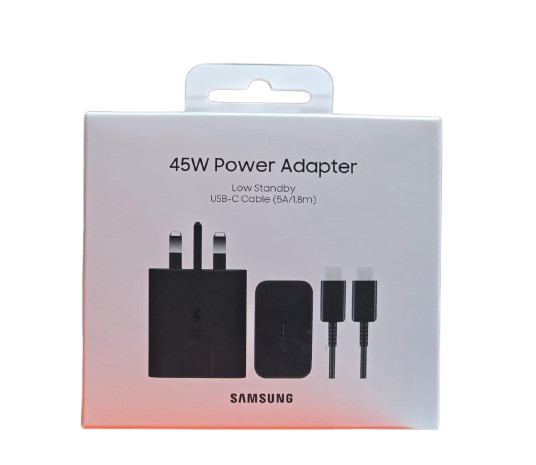 Samsung 45W Power Adapter Low standby USB-C Cable