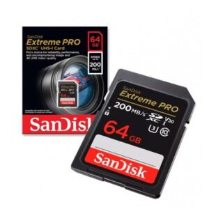 SanDisk 64GB Extreme PRO (200MB/s) UHS-I SDXC Memory Card
