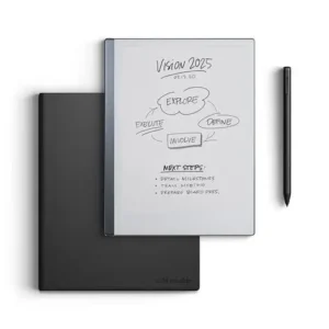 reMarkable 2 with marker plus + leather Folio Black