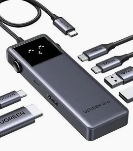 Ugreen CM888 7 In 1 Uno Docking Station USB-C To 1 USB-C 3.0/ 2 USB-A 3.0/ 1* USB-A 2.0
