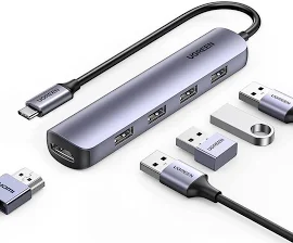 Ugreen CM511 5 In 1 Docking Station USB C To 3 USB 3.0 1 USB C 3.0 HDMI 4K 30 HZ