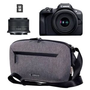 Canon EOS R100 Travel Kit With  RF-S 18-45mm F4.5-6.3 IS STM