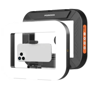 Porodo Handheld Ring Grip Camera & phone vlogging light